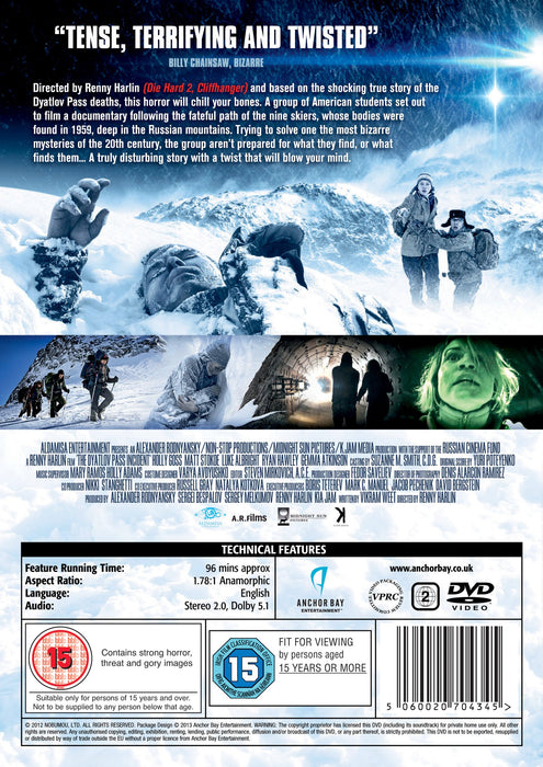 The Dyatlov Pass Incident [DVD] [Reg 2] Horror Based on True Events - New Sealed - Attic Discovery Shop