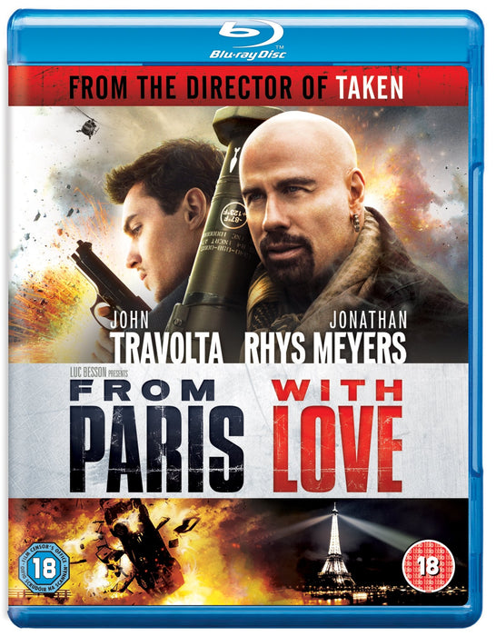 From Paris With Love [Blu-ray] [2010] [Region Free] - New Sealed - Attic Discovery Shop