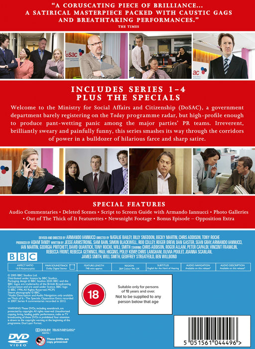 The Thick of It - Complete Collection [DVD Box Set] [2020] [Region 2 & 4] - Very Good