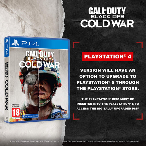 Call of Duty Black Ops Cold War (PS4 PlayStation 4 Game) COD - Very Good - Attic Discovery Shop