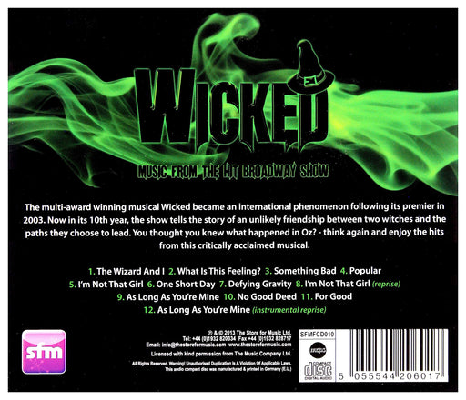 Wicked - Music From The Hit Broadway Show West End Chorus [CD Album] NEW Sealed - Attic Discovery Shop