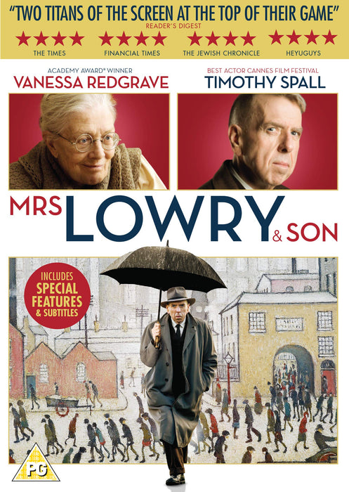 Mrs Lowry & Son [DVD] [2020] [Region 2] Timothy Spall, Vanessa Redgrave - Very Good - Attic Discovery Shop