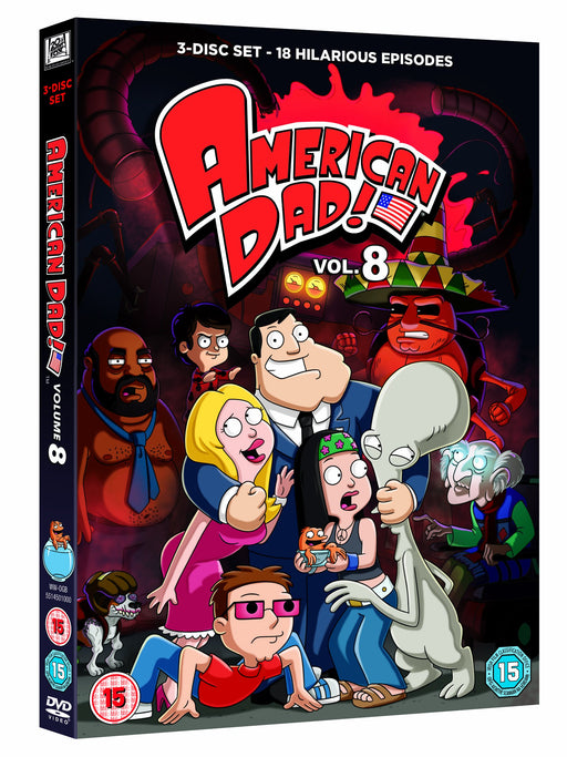 American Dad! Volume 8 [DVD] [NTSC] [Region 2] - New Sealed - Attic Discovery Shop