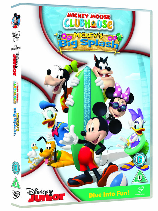 Mickey Mouse Clubhouse - Mickey's Big Splash [DVD] [Region 2] - New Sealed - Attic Discovery Shop