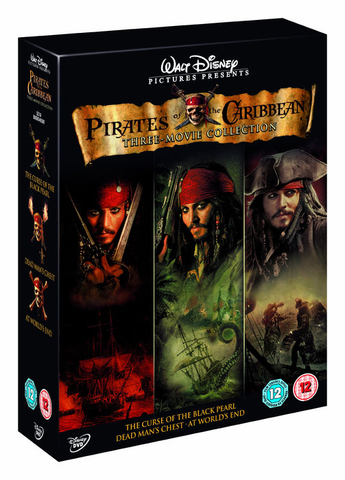 Pirates of the Caribbean Trilogy [DVD] [2007] [Region 2] Disney - New Sealed