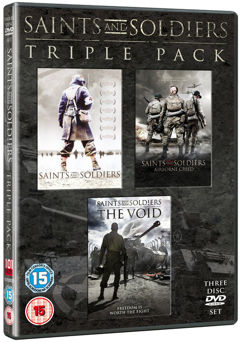 Saints and Soldiers Triple Pack War Limited Edition DVD [Region 2] - New Sealed - Attic Discovery Shop