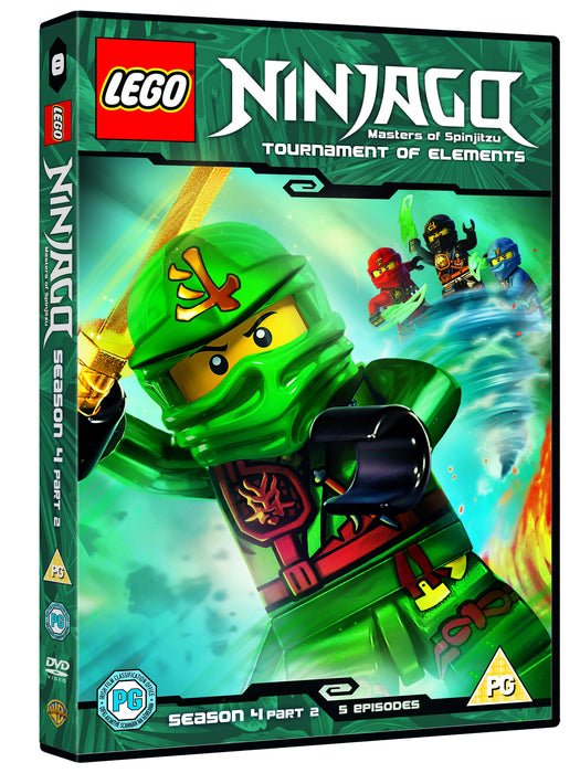 LEGO Ninjago Tournament of Elements Season 4 Part 2 [DVD] [Region 2] NEW Sealed - Attic Discovery Shop