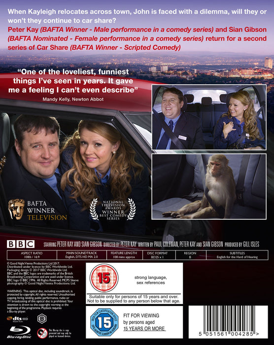 Peter Kay's Car Share Series 2 [Blu-ray] 2017 [Region B] Complete Second Season - Very Good