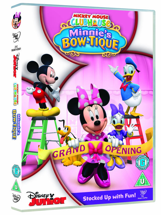 Mickey Mouse Clubhouse: Minnie's Bowtique [DVD] [2013] [Reg 2] Disney NEW Sealed