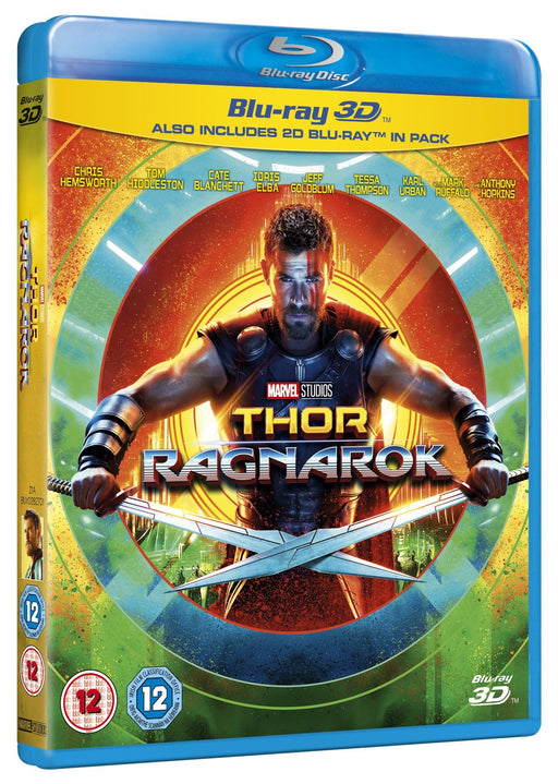 Thor Ragnarok 3D + 2D BD [Blu-ray] [2017] [Region Free] (Marvel) - New Sealed - Attic Discovery Shop