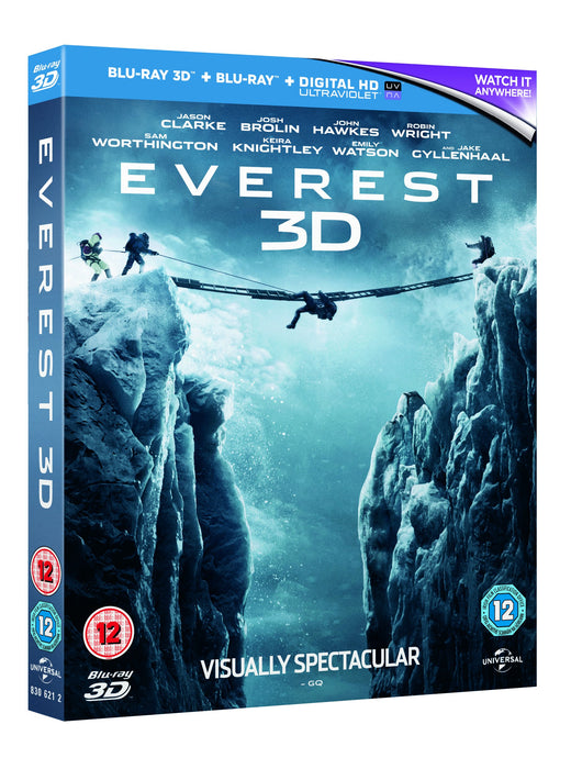 Everest 3D [Blu-ray 3D+2D] [2015] [Region B] - Very Good