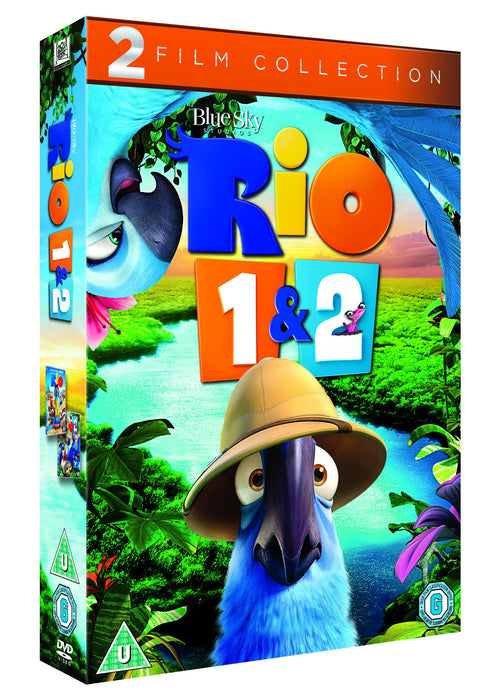 Rio Two Film Collection (Rio 1 & 2) [DVD] [2011] [2014] [Region 2] - New Sealed - Attic Discovery Shop