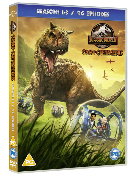 Jurassic World: Camp Cretaceous Seasons 1-3 [DVD] [2021] [Region 2] - New Sealed - Attic Discovery Shop