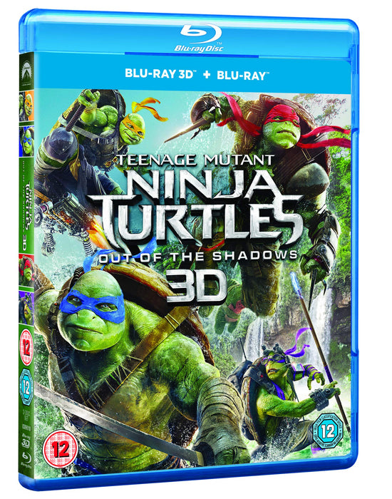 Teenage Mutant Ninja Turtles Out Of The Shadows 3D Blu-ray ALL Region NEW Sealed