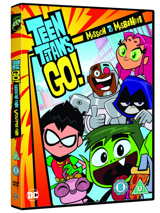 Teen Titans Go!: Mission To Misbehave [DVD] [2017] [Region 2] - New Sealed - Attic Discovery Shop