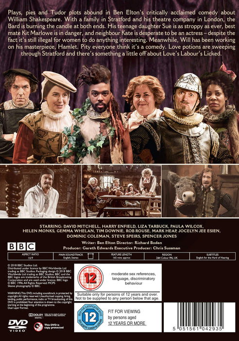 Upstart Crow - Series 3 [DVD] [2018] [Region 2 + 4 PAL UK] - New Sealed - Attic Discovery Shop