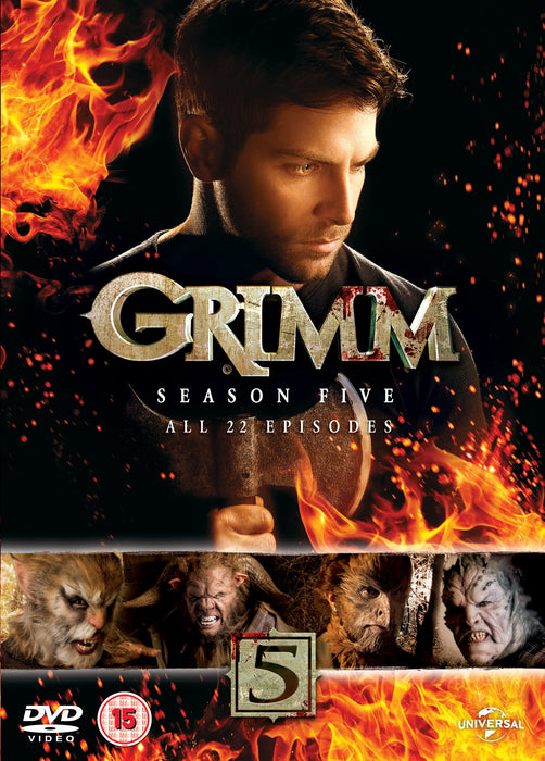 Grimm - Season 5 [DVD] [2015] [Region 2 & 4] The Complete Fifth Series [GC] - Good