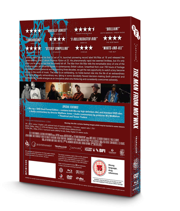 The Man from Mo'Wax [DVD + Blu-ray] [2016] [Region B] BFI Release - New Sealed - Attic Discovery Shop