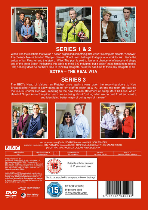 W1A - The Complete Series 1 - 3 [DVD Box Set] [2017] [Region 2 & 4] - Very Good