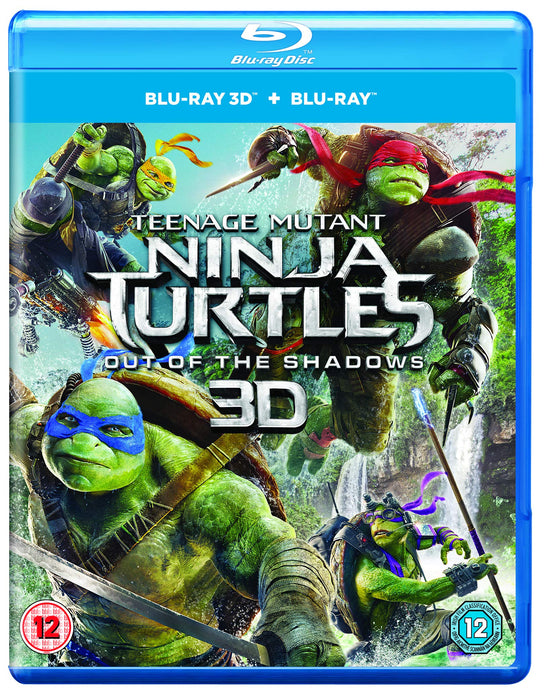 Teenage Mutant Ninja Turtles Out Of The Shadows 3D Blu-ray ALL Region NEW Sealed