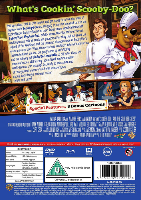 Scooby-Doo And The Gourmet Ghost [DVD] [2018] [Region 2] - Very Good - Attic Discovery Shop