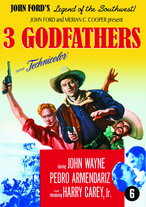 3 Godfathers [DVD] [1948] [Region 2] Classic Western John Ford Merian C. Cooper - Very Good