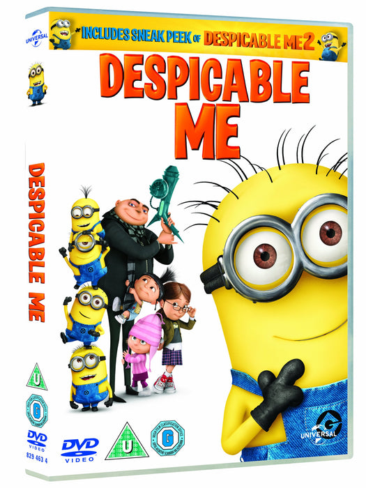 Despicable Me (Includes Sneak Peek of 2) [DVD] [2010] [Region 2] - New Sealed