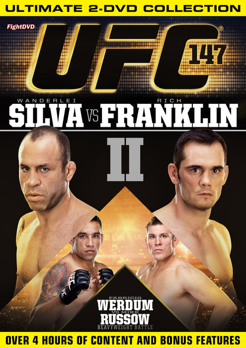 UFC 147: Silva vs Franklin 2 [DVD] (2 Disc) [Region 2] Mixed Martial Arts / MMA - Very Good - Attic Discovery Shop