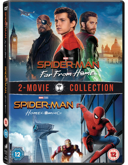 Spider-Man: Far From Home & Homecoming [DVD] [2019] [Region 2] 2 Disc Set Marvel - Very Good - Attic Discovery Shop