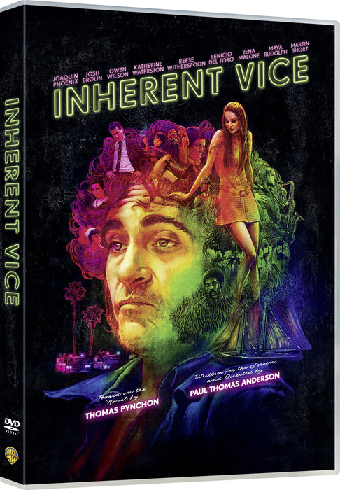 Inherent Vice [DVD] [2015] [Region 2] Joaquin Phoenix Rare - New Sealed - Attic Discovery Shop