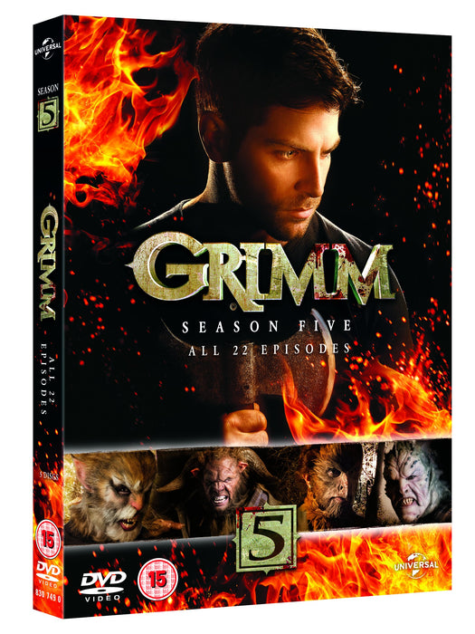 Grimm - Season 5 [DVD] [2015] [Region 2 & 4] The Complete Fifth Series [GC] - Good