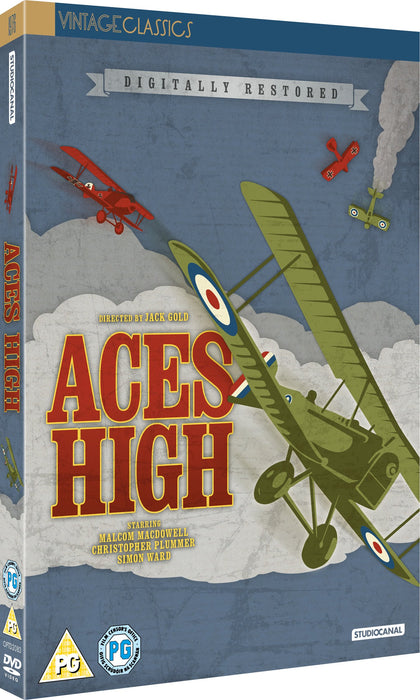 Aces High - Digitally Restored [DVD] [1976 Classic] [Region 2] - New Sealed - Attic Discovery Shop