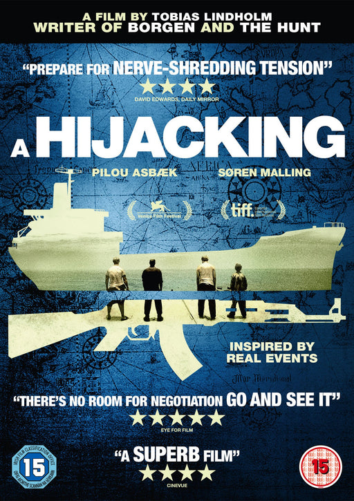 A Hijacking [DVD] 2013 [Region 2] Tobias Lindholm Real Events Film - New Sealed - Attic Discovery Shop