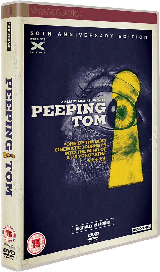 Peeping Tom Anniversary Edition DVD [1960] [Region 2] Vintage Classic NEW Sealed - Attic Discovery Shop