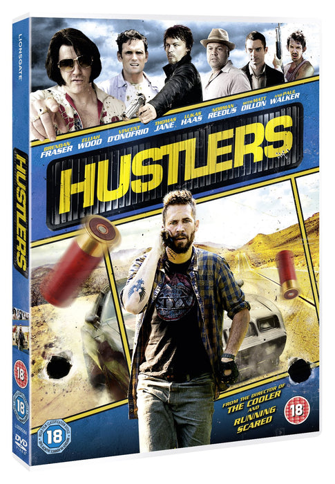 Hustlers [DVD] [2013] Region 2 Brendan Fraser Elljah Wood Thomas Jane NEW Sealed - Attic Discovery Shop