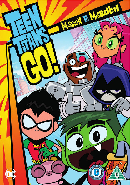 Teen Titans Go!: Mission To Misbehave [DVD] [2017] [Region 2] - New Sealed - Attic Discovery Shop