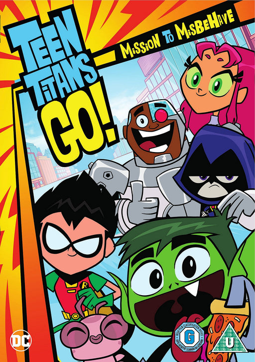 Teen Titans Go!: Mission To Misbehave [DVD] [2017] [Region 2] - New Sealed - Attic Discovery Shop