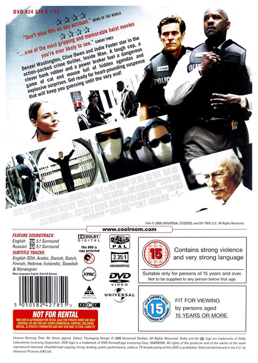 Inside Man [DVD] [2006] [Region 2, 4, 5] - New Sealed - Attic Discovery Shop