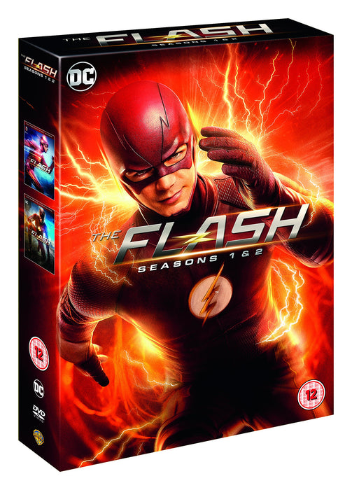 The Flash Seasons 1-2 [DVD Box Set] [2016] [Region 2] DC Series 1 + 2 NEW Sealed - Attic Discovery Shop