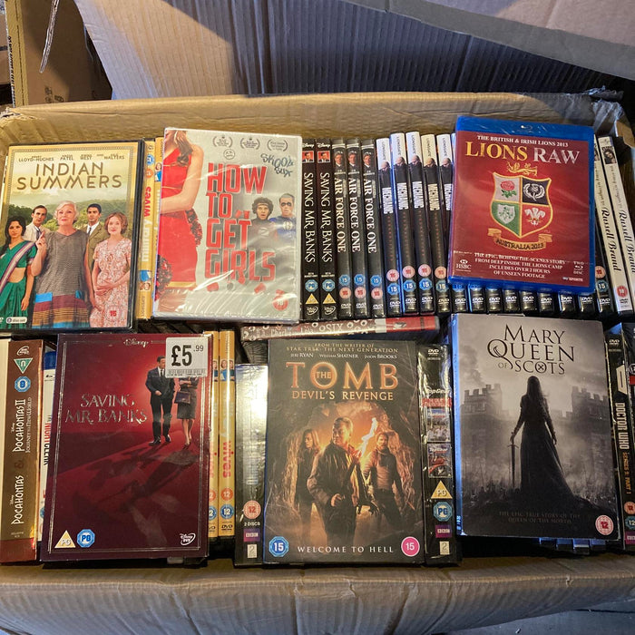 Wholesale DVD Blu-ray Joblot New Sealed Large Mixed Bundle Approx. 150+ ID#5021 - Attic Discovery Shop