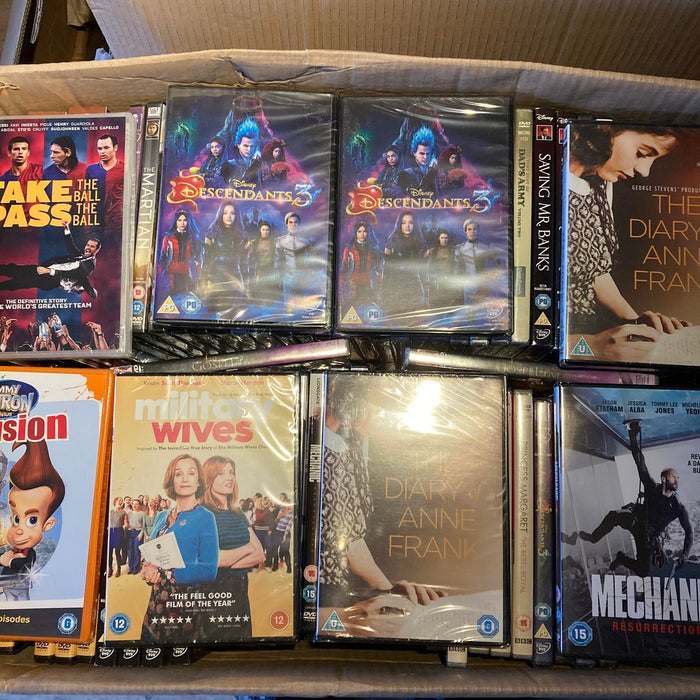 Wholesale DVD Blu-ray Joblot New Sealed Large Mixed Bundle Approx. 150+ ID#5022 - Attic Discovery Shop