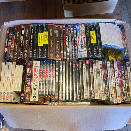 Wholesale DVD Blu-ray Joblot New Sealed Large Mixed Bundle Approx. 150+ ID#6004 - Attic Discovery Shop