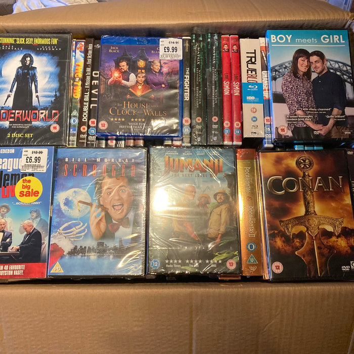 Wholesale DVD Blu-ray Joblot New Sealed Large Mixed Bundle Approx. 150+ ID#6009 - Attic Discovery Shop