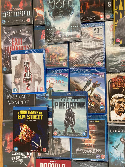 Blu-ray & DVD Horror Wholesale Joblot ALL New Sealed Large Mixed Bundle 53 total - Attic Discovery Shop