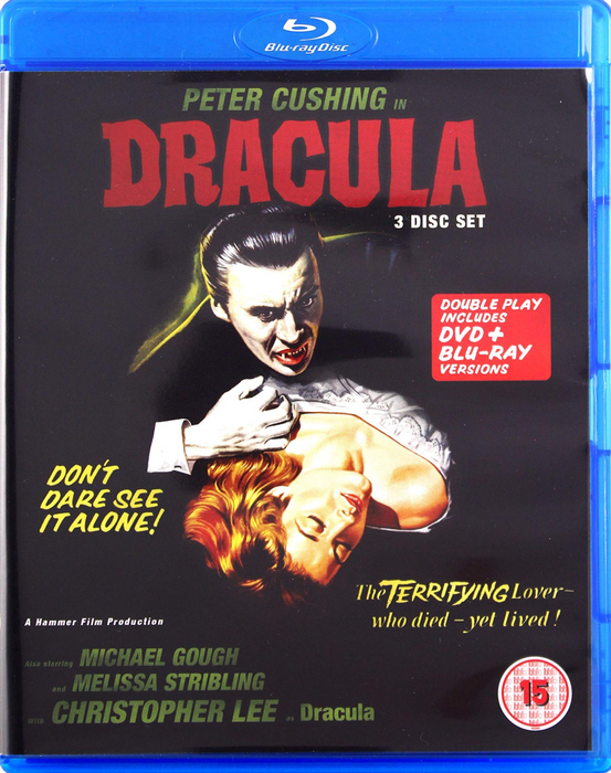 Dracula (Blu-ray + DVD) [1958] [Region B / 2] Hammer Horror Classic  - Acceptable - Attic Discovery Shop
