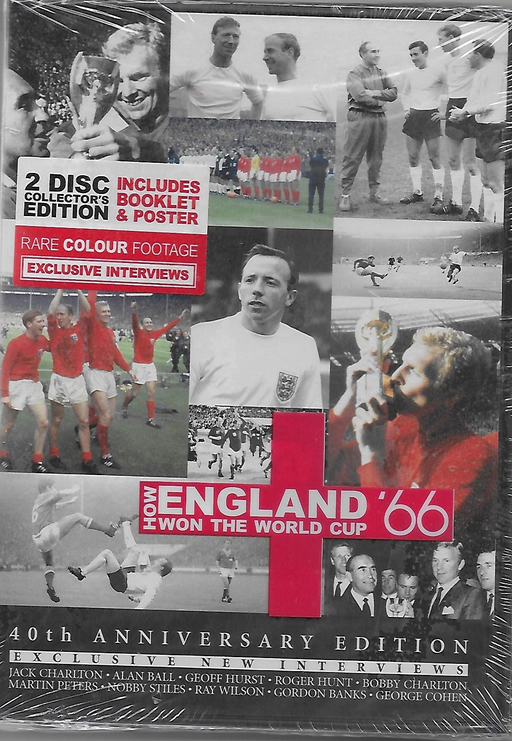 How England Won The World Cup 66 1966 (2 Disc Set) [DVD] [Region 2] - New Sealed - Attic Discovery Shop