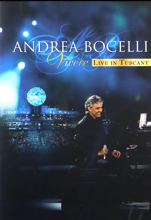 VIVERE LIVE IN TUSCANY - Andrea Bocelli [DVD] [NTSC] [Region Free] - New Sealed - Attic Discovery Shop