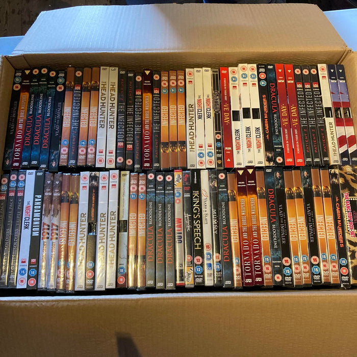 Wholesale DVD Joblot New Sealed Large Mixed Bundle Approx 150+ RefID#707 - Attic Discovery Shop