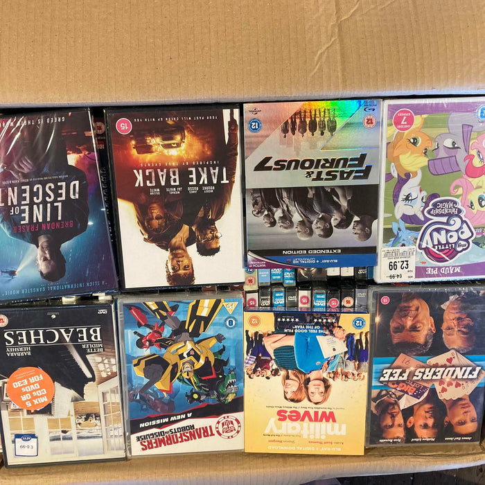 Wholesale DVD Joblot New Sealed Large Mixed Bundle Approx 150+ RefID#713 - Attic Discovery Shop