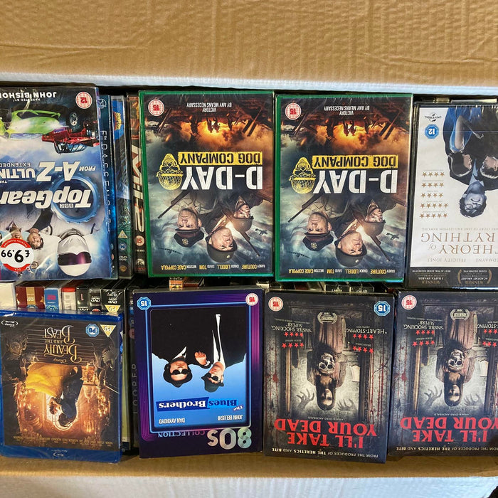 Wholesale DVD Joblot New Sealed Large Mixed Bundle Approx 150+ RefID#714 - Attic Discovery Shop